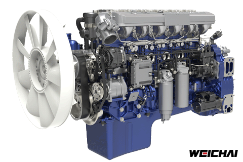 Động cơ xe tải diesel Weichai WP12NG Euro III 