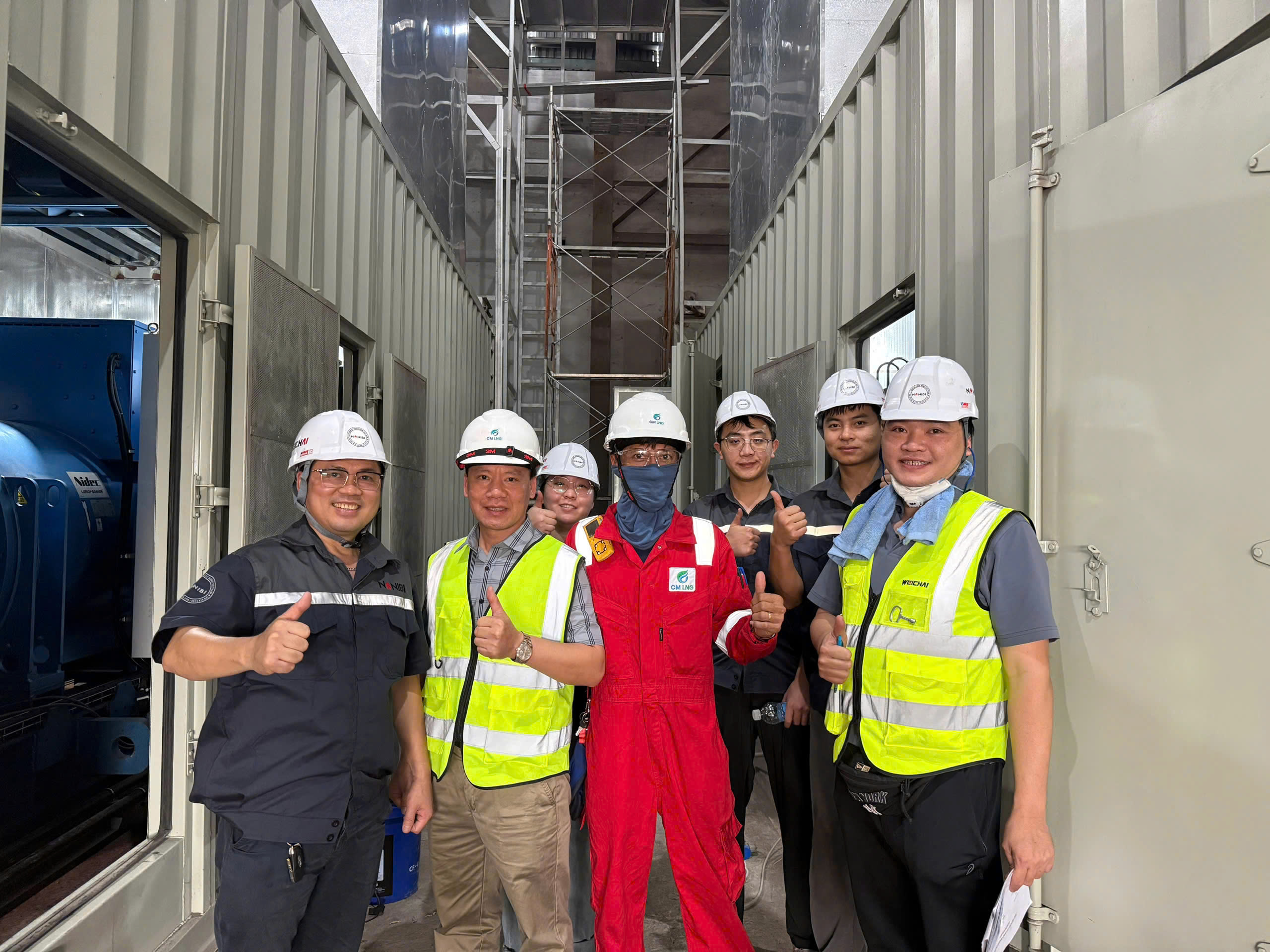 Nanibi cung cấp 3 tổ máy phát điện 3000kVA cho dự án Kho cào Cái Mép LNG